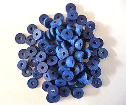 Dřevěné korálky - 6x2 mm