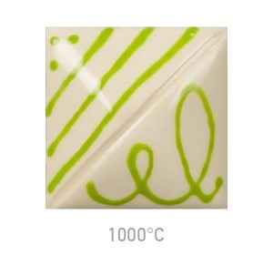 Podglazurní barva Mayco Designer Liner 409 Light green 999 - 1285 °C