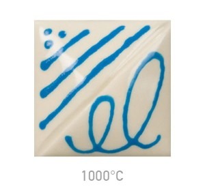 Podglazurní barva Mayco Designer Liner 410 Bright Blue 999 - 1285 °C