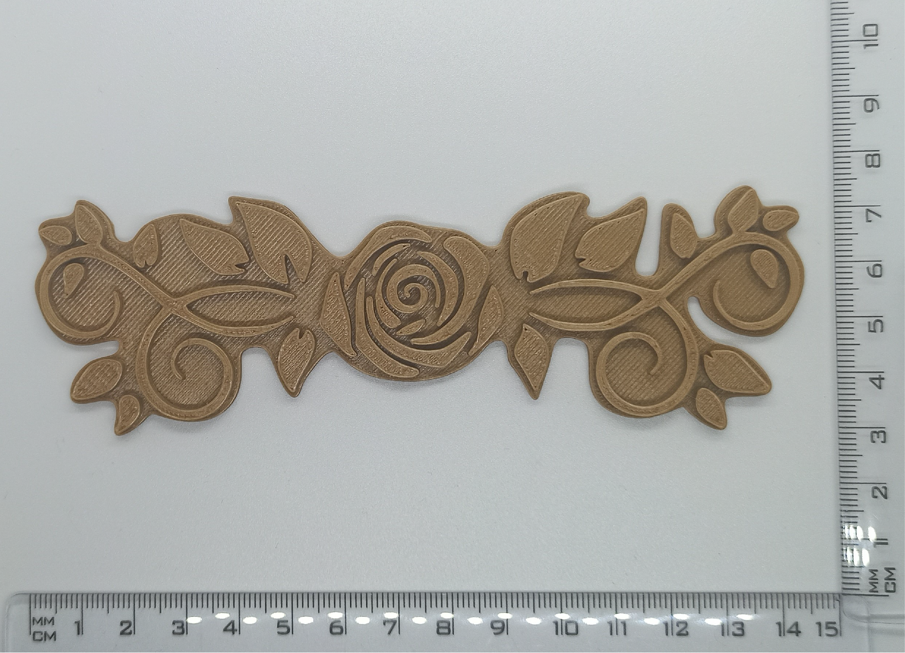 Razítko ornament růže