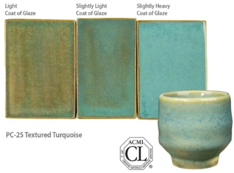 Glazura PC 25 Amaco Textured Turquise 1200 - 1250°C