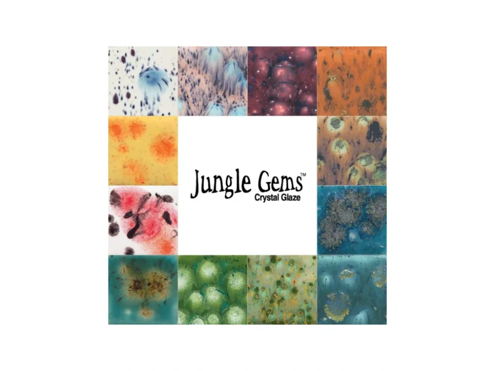 Mayco Jungle Gem Crystalite, Sada 12 ks