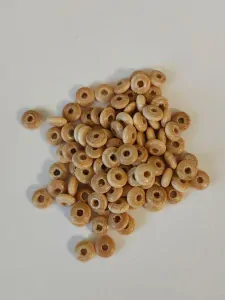 Dřevěné korálky - průměr 6 mm