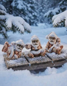 Santa 3 ks - Sádrová forma