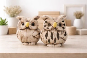 Sova velká - Sádrová forma