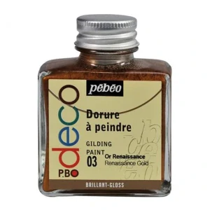 Zkrášlovací barva Pébeo Antique gold 75 ml