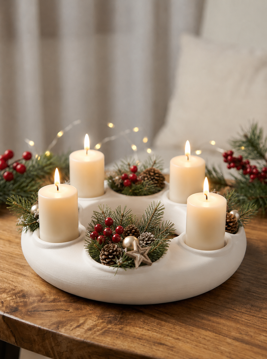 Adventní věnec - forma pro odlévání 