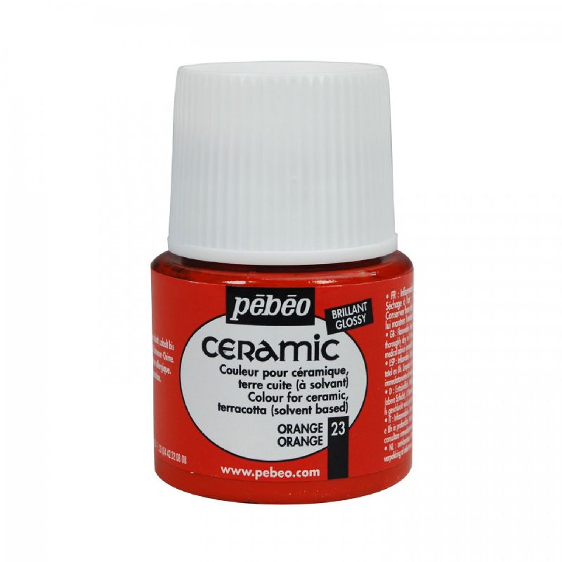 Barva PÉBÉO Ceramic - 23 Oranžová (45ml)