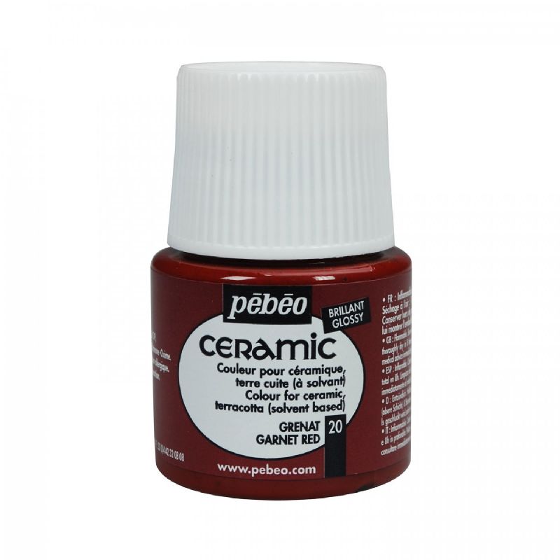 Barva PÉBÉO Ceramic - 20 Červený granát (45ml)
