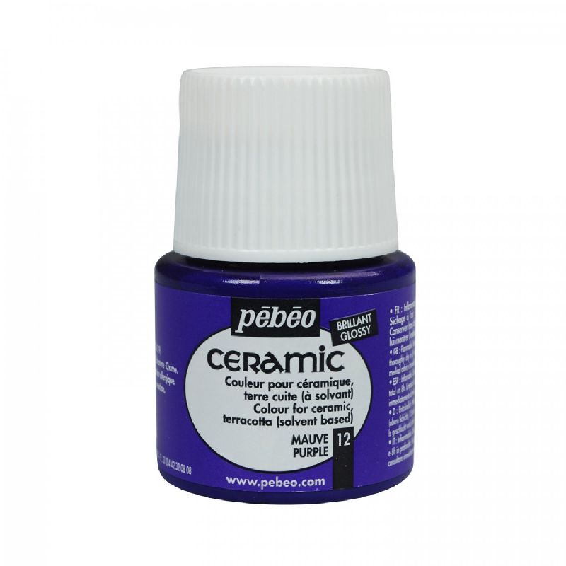 Barva PÉBÉO Ceramic - 12 Fialová (45ml)