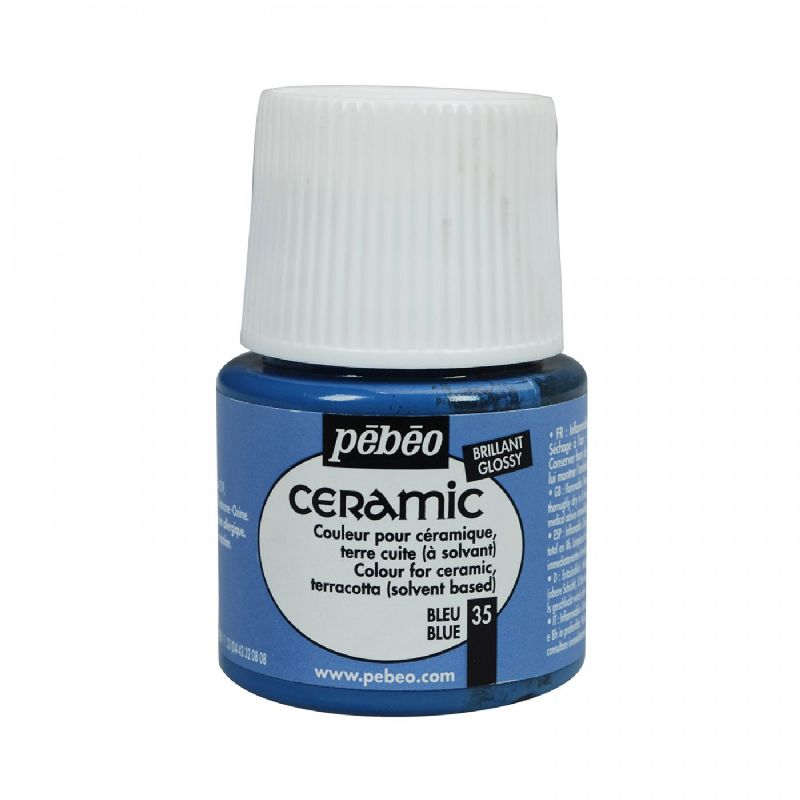 Barva PÉBÉO Ceramic - 35 Modrá světlá (45ml)