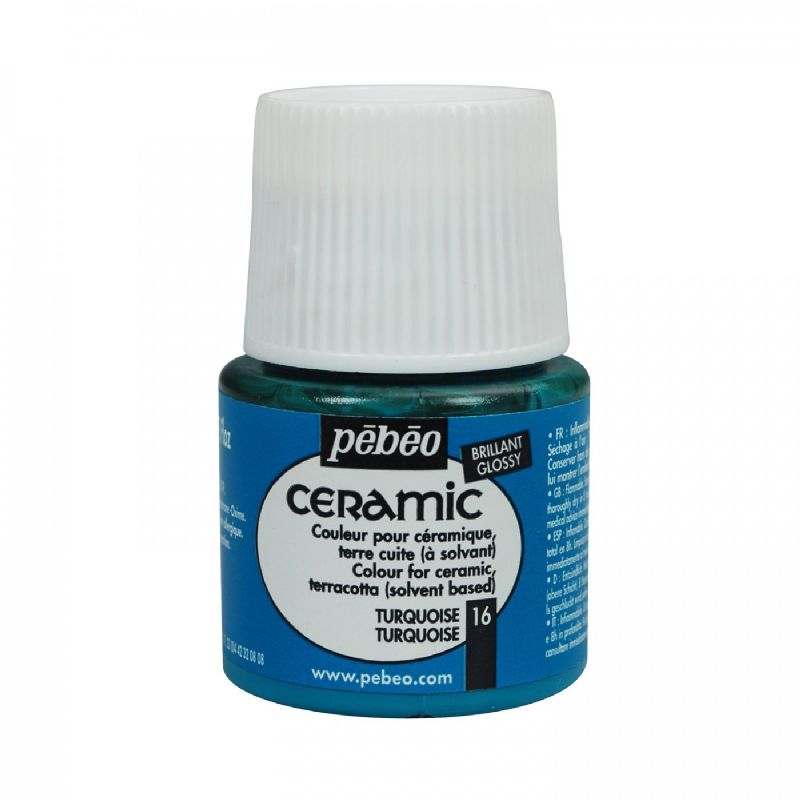 Barva PÉBÉO Ceramic - 16 Tyrkys (45ml)
