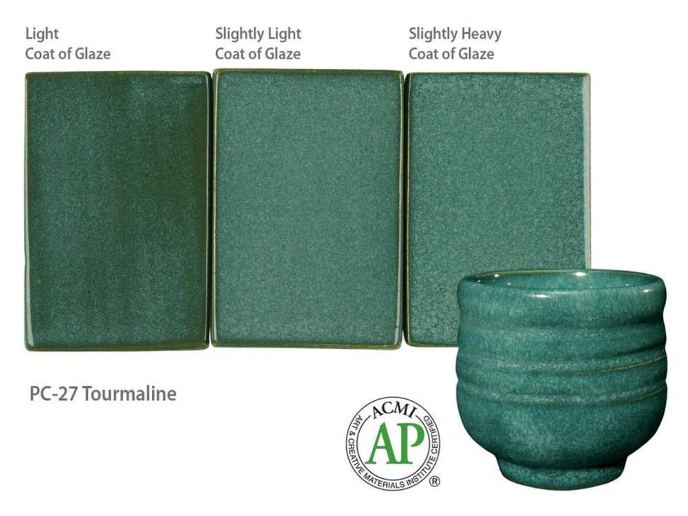 Glazura PC 27 Amaco Tourmaline 1200 - 1250°C