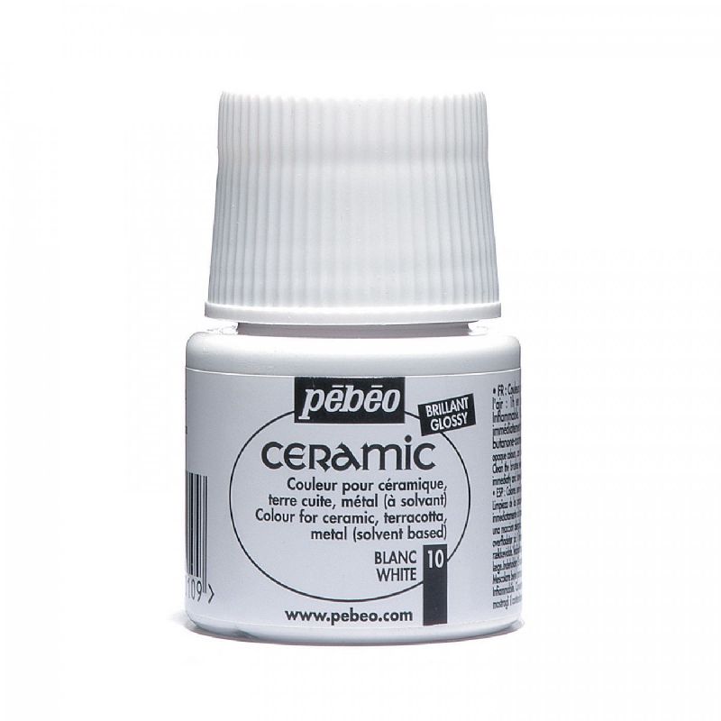 Barva PÉBÉO Ceramic - 10 Bílá (45ml)