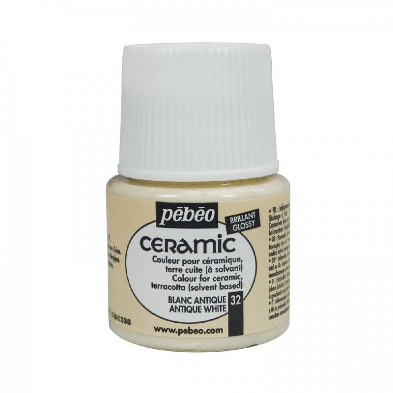 Barva PÉBÉO Ceramic - 32 Bílá antická (45ml)
