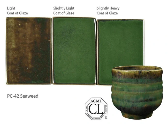 Glazura PC 42 Amaco Seaweed 1200 - 1250°C