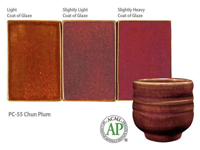Glazura PC 55 Amaco Chun Plum 1200 - 1250°C