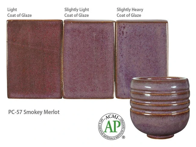 Glazura PC 57 Amaco Smokey Merlot 1200 - 1250°C