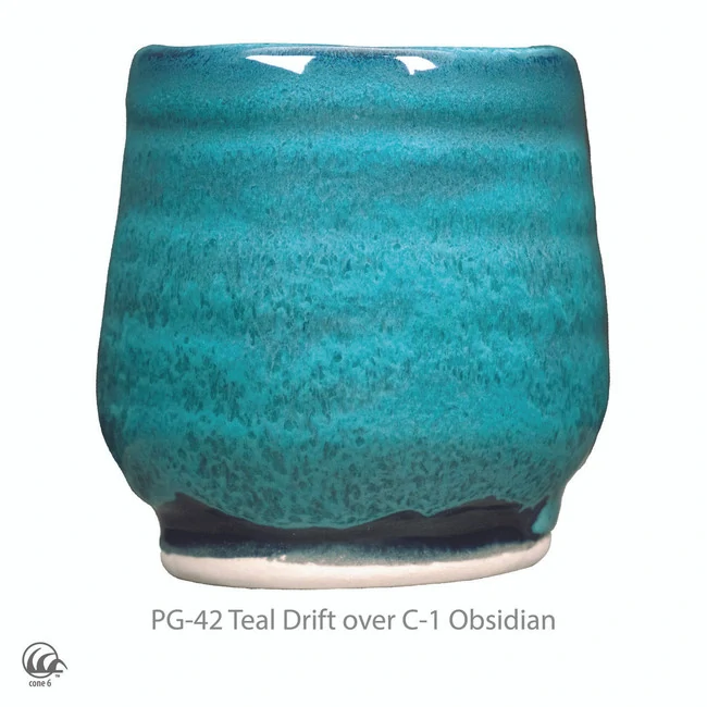 Glazura PG 42 Amaco Teal Drift 1200 - 1240°C