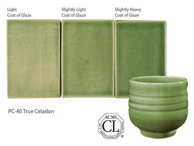 Glazura PC-40 Amaco True Celadon 1200 - 1250°C