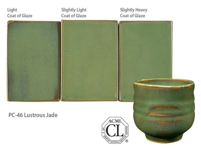 Glazura PC 46 Amaco Lustrous Jade 1200 - 1250°C