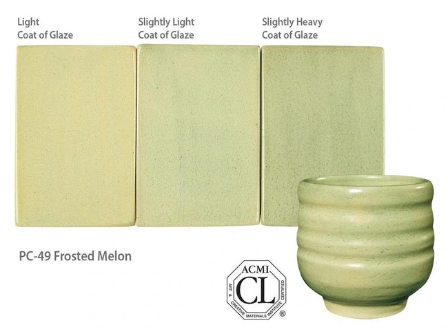 Glazura PC 49 Amaco Frosted Melon 1200 - 1250°C