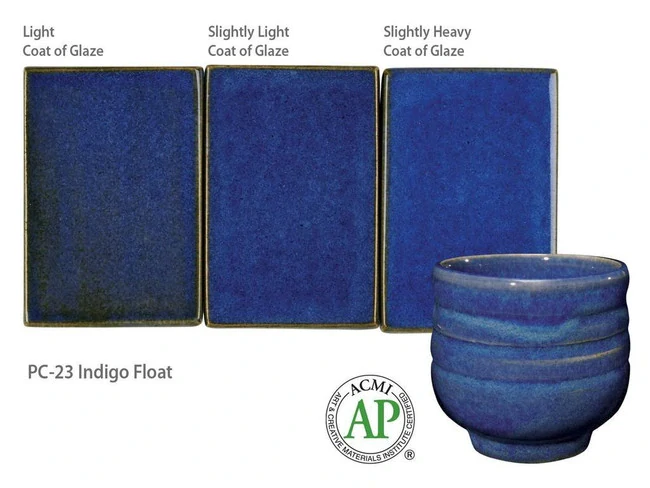 Glazura PC-23 Amaco Indigo Float 1200 - 1250°C