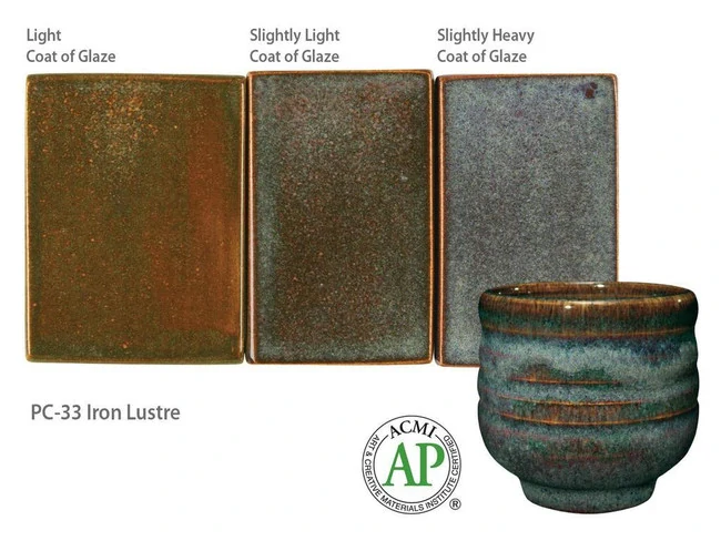 Glazura PC 33 Amaco Iron Lustre 1200 - 1250°C