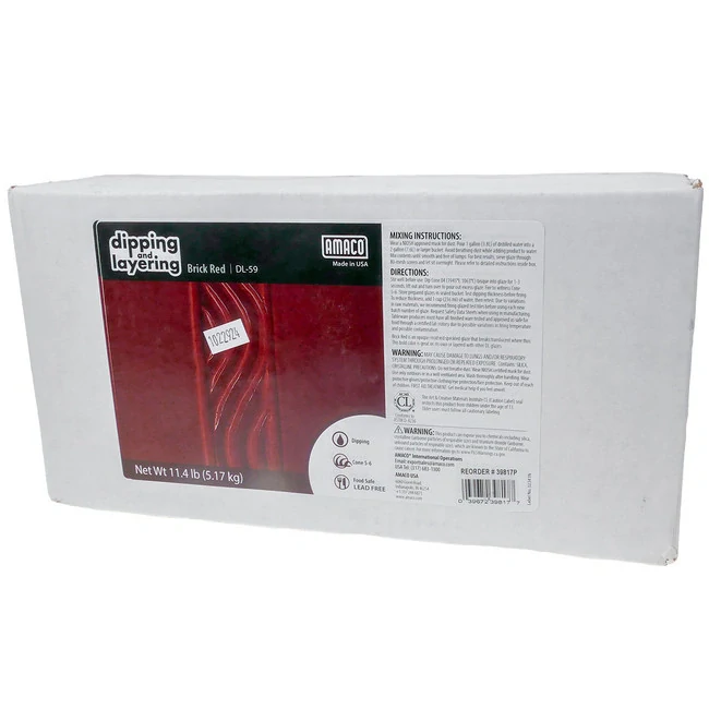 Glazura DL-59 Amaco Brick Red 1200 - 1250°C