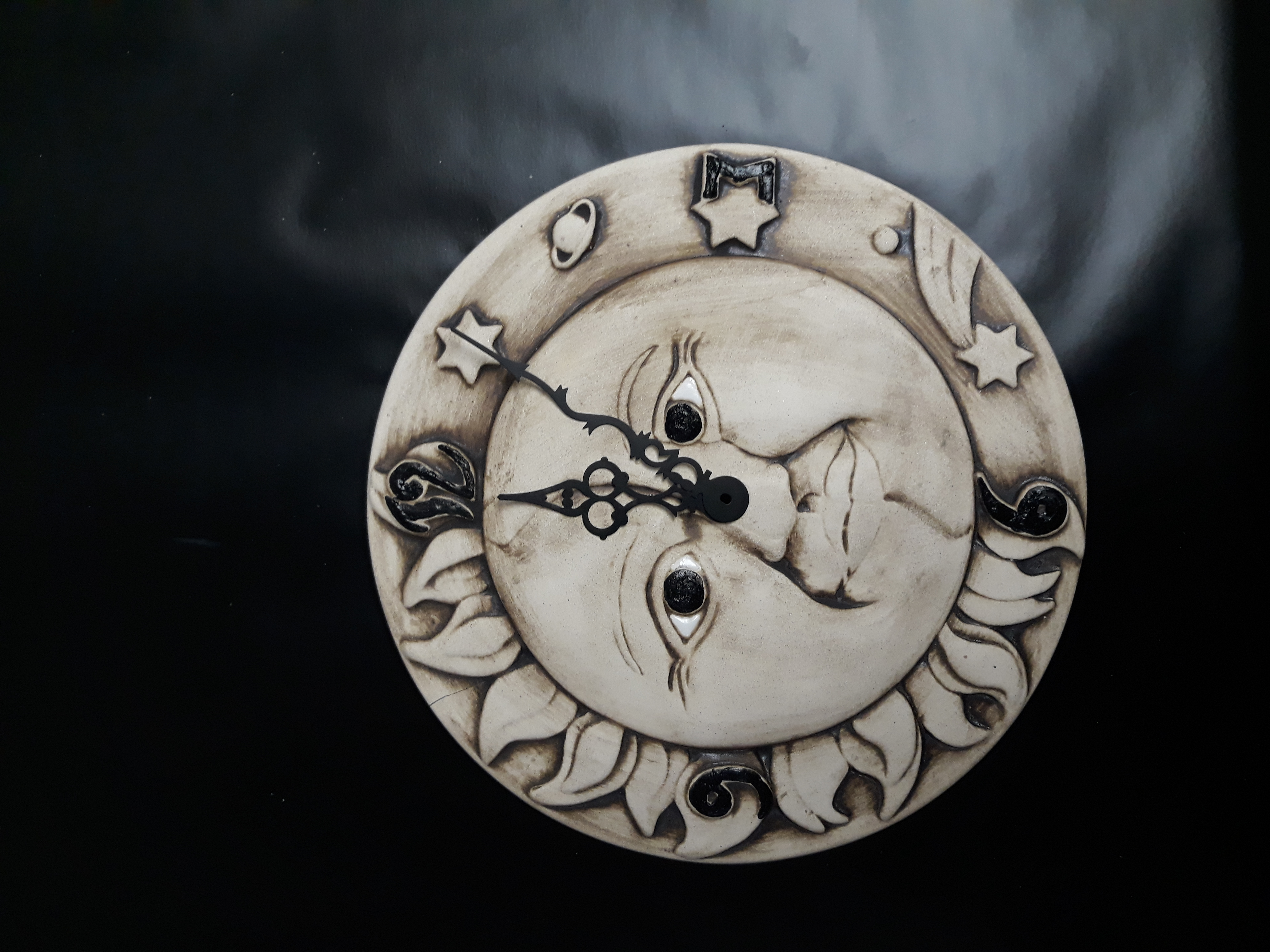 Ručka - hodinová, minutová - černé - 72/103 mm