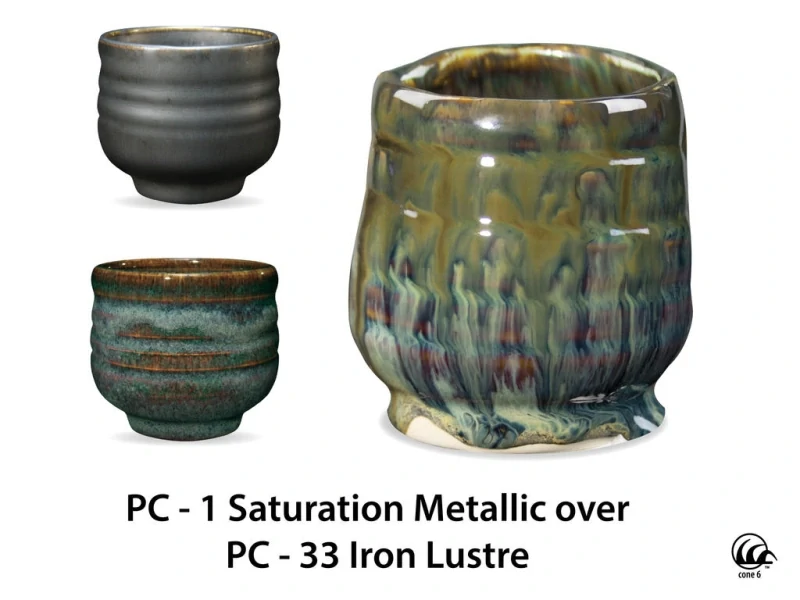 Glazura PC 33 Amaco Iron Lustre 1200 - 1250°C