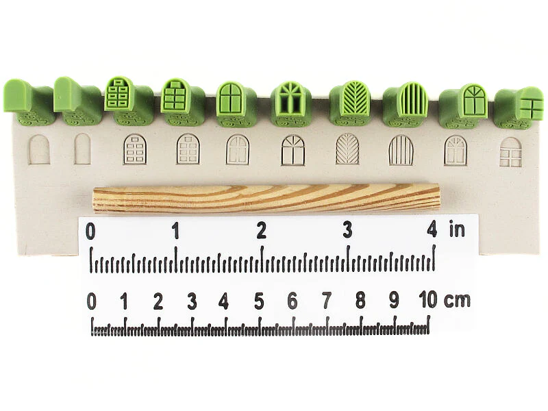 Razítka Rélyéf - Okna 7x12 mm / 3x3 mm