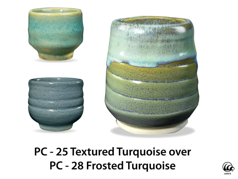 Glazura PC 25 Amaco Textured Turquise 1200 - 1250°C