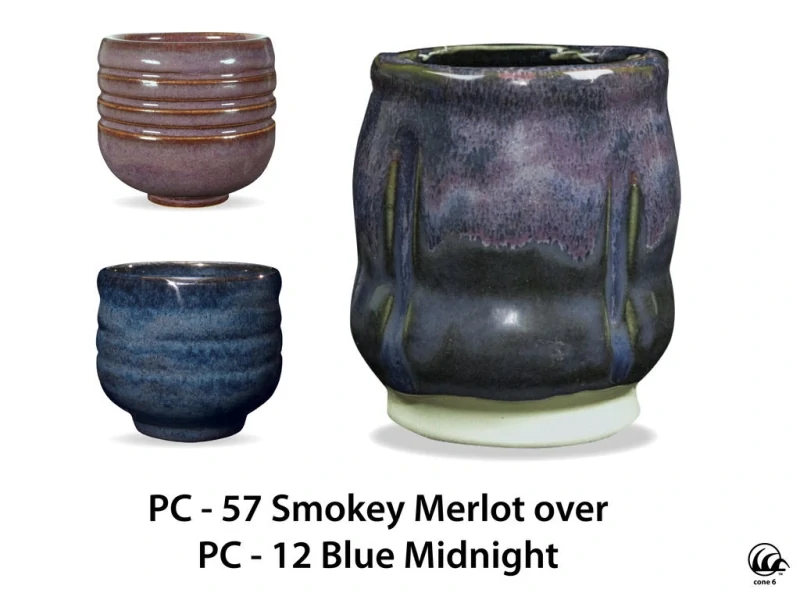 Glazura PC 57 Amaco Smokey Merlot 1200 - 1250°C