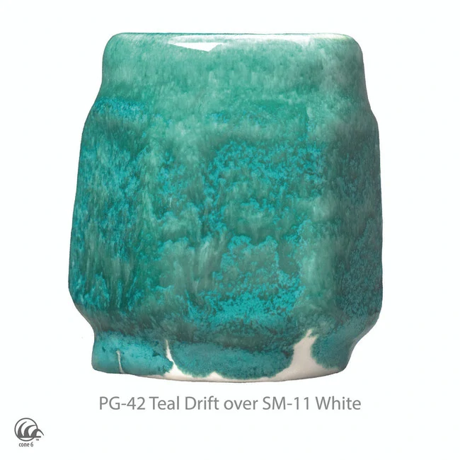 Glazura PG 42 Amaco Teal Drift 1200 - 1240°C