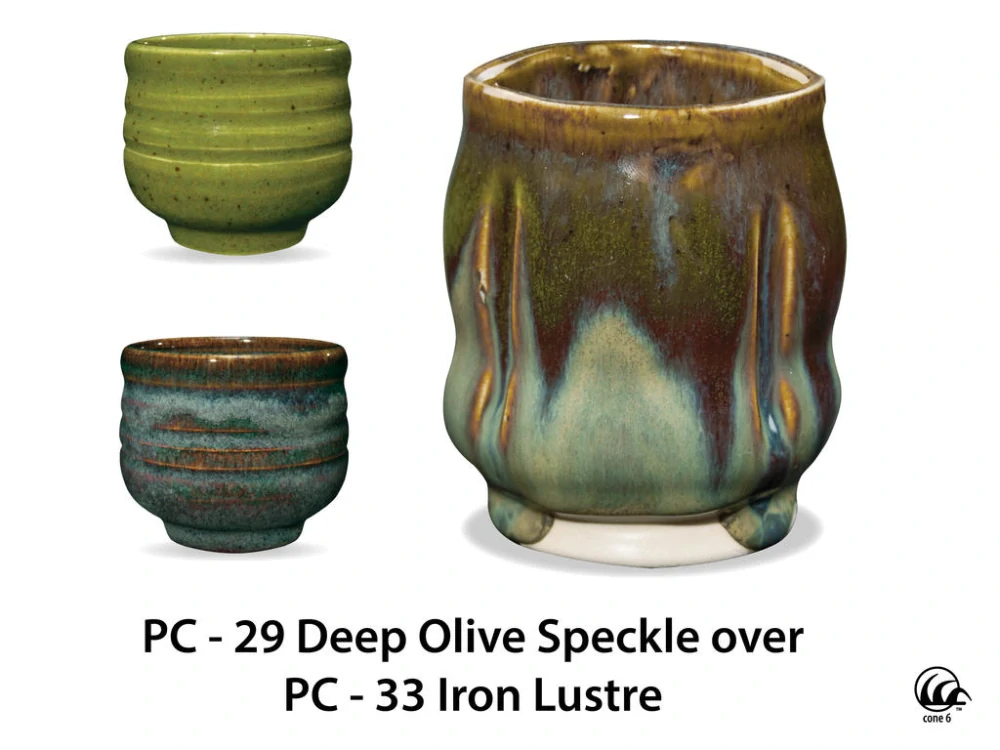 Glazura PC 29 Amaco Deep Olive Speckle 1200 - 1250°C