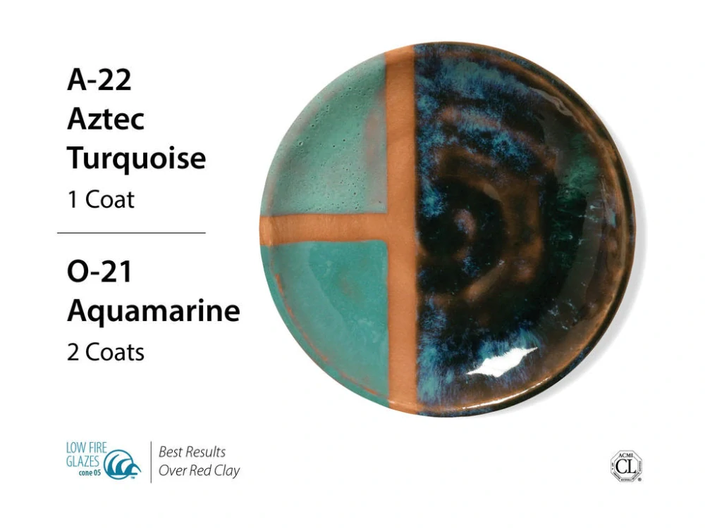 Glazura O 21 Amaco Saphire blue 1040 - 1060°C