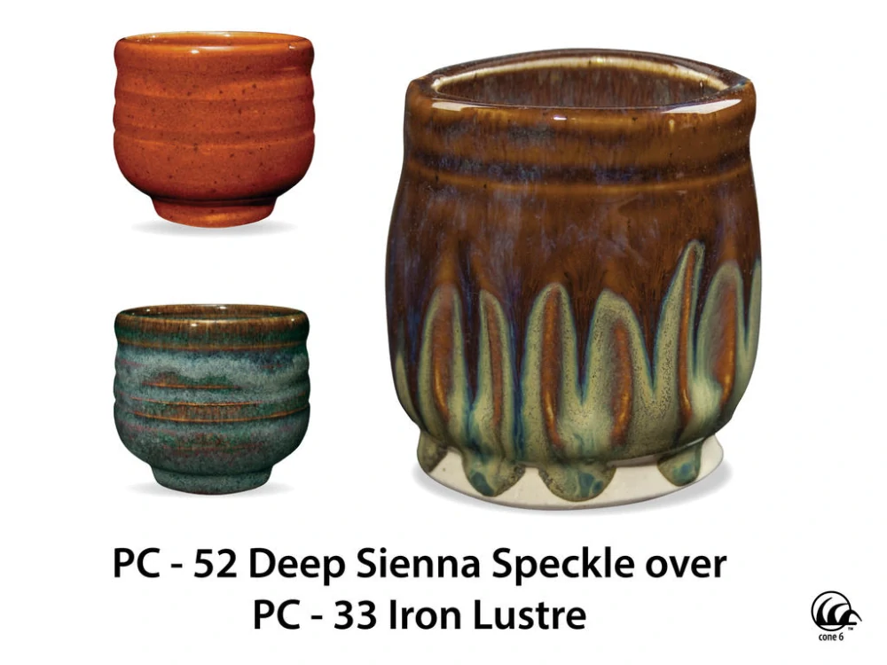 Glazura PC 52 Amaco Deep Sienna Speckle 1200 - 1250°C