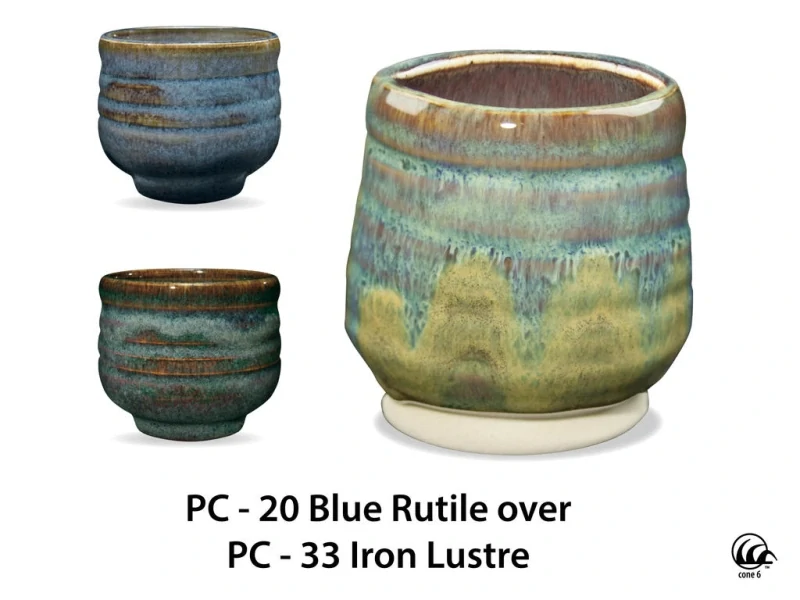 Glazura PC 33 Amaco Iron Lustre 1200 - 1250°C