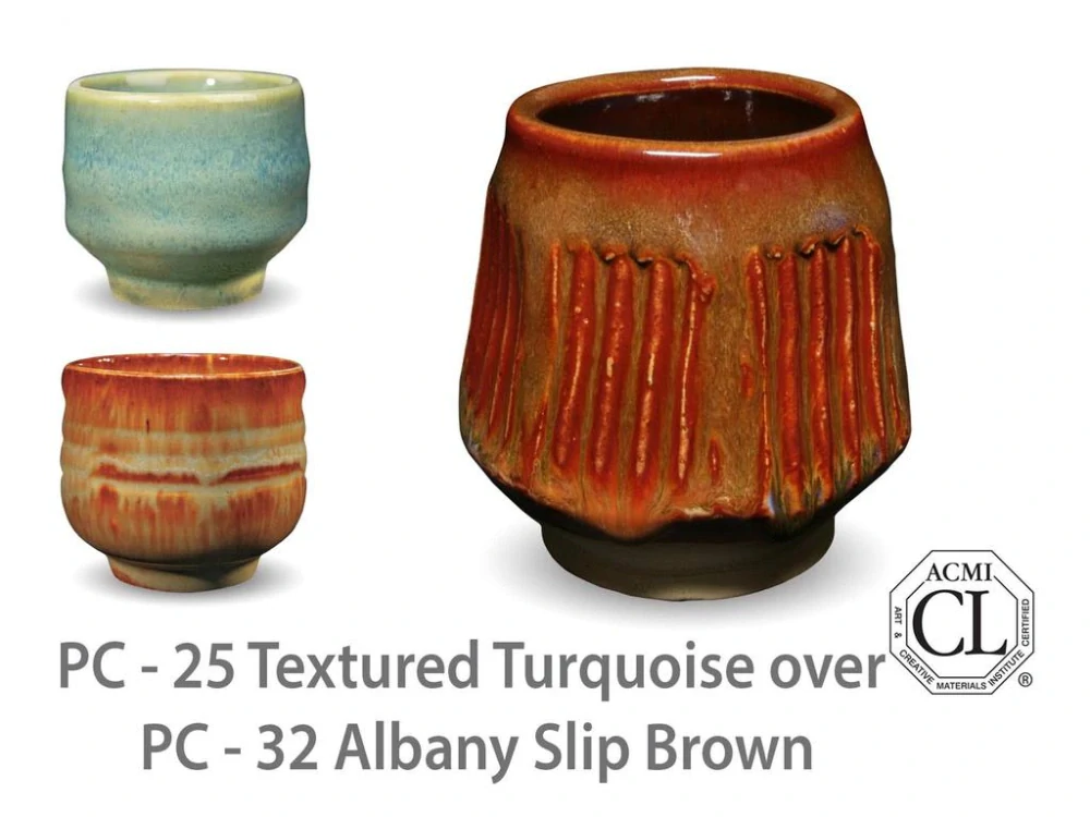 Glazura PC 25 Amaco Textured Turquise 1200 - 1250°C