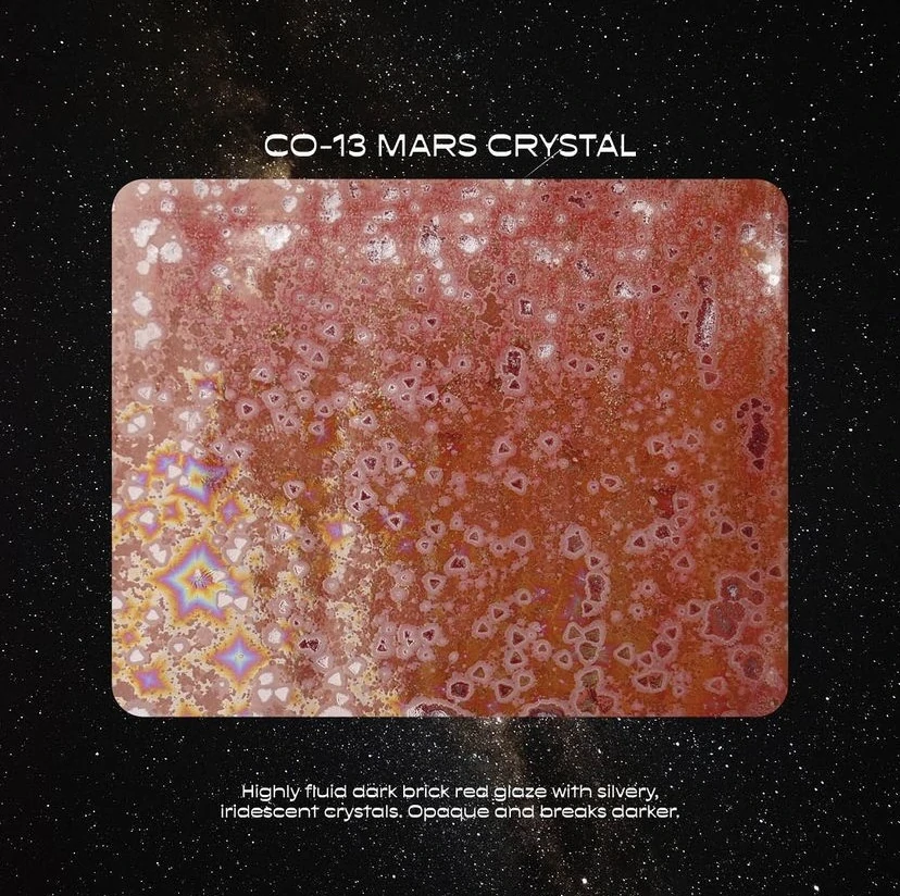 Glazura CO 13 Amaco Mars Crystal 1200 - 1250°C