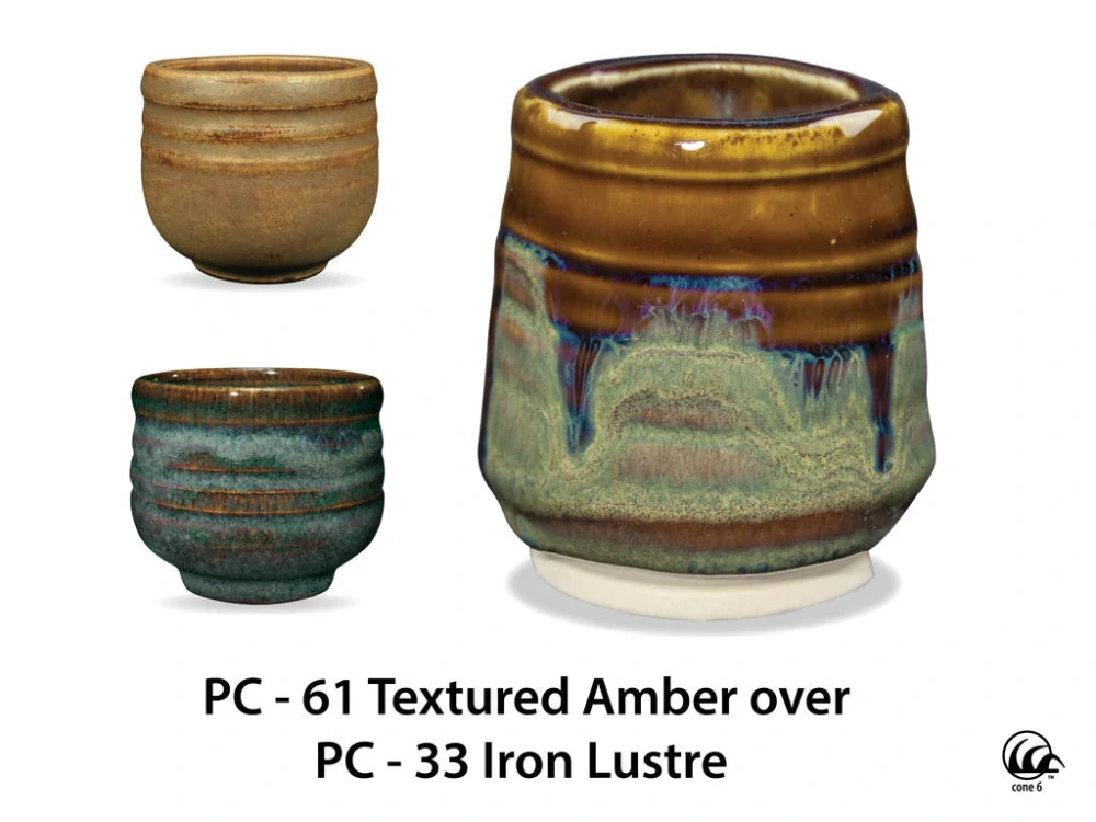 Glazura PC 61 Amaco Textured Amber 1200 - 1250°C