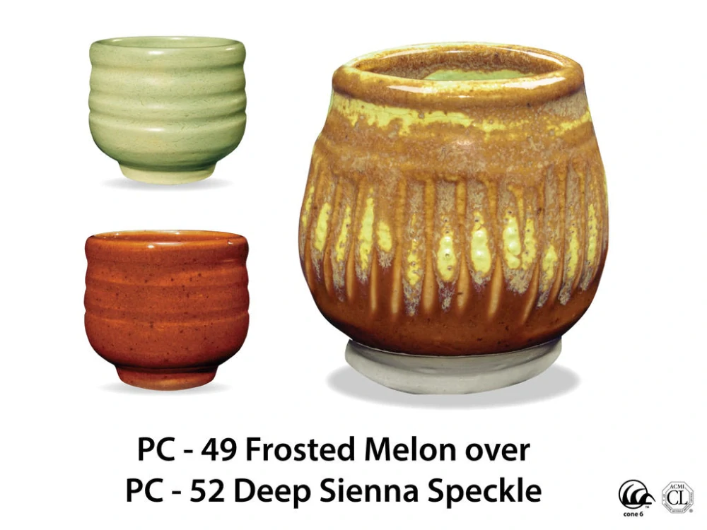 Glazura PC 49 Amaco Frosted Melon 1200 - 1250°C