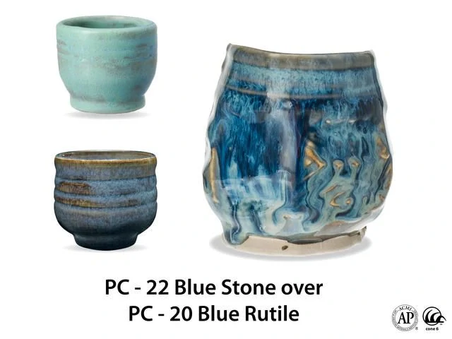 Glazura PC 22 Amaco Blue Stone 1200 - 1250°C