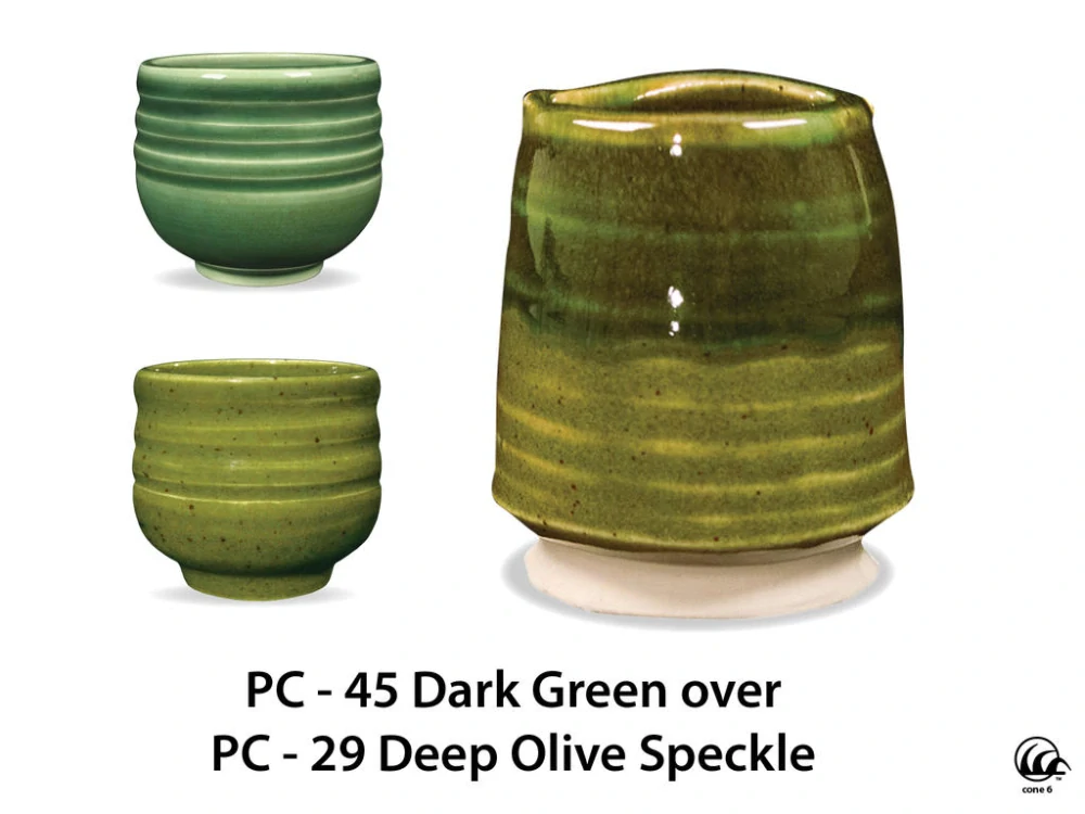 Glazura PC 45 Amaco Dark Green 1200 - 1250°C