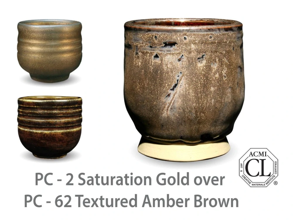 Glazura PC 02 Amaco Saturation gold 1200 - 1250°C