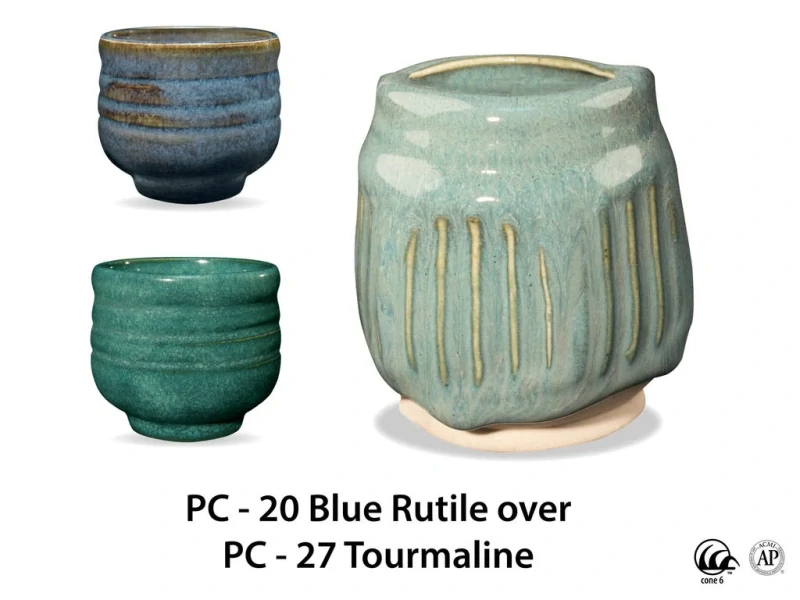 Glazura PC 27 Amaco Tourmaline 1200 - 1250°C