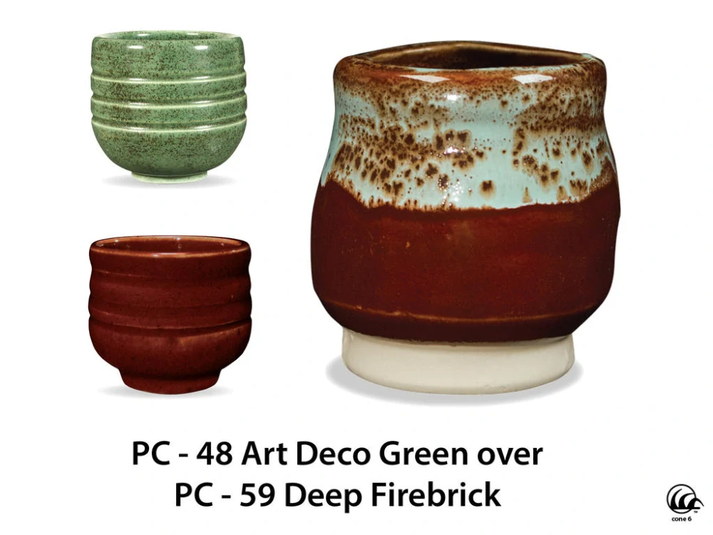 Glazura PC-48 Amaco Art Deco Green 1200 - 1250°C