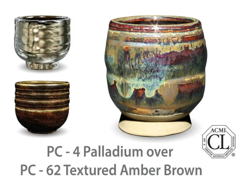 Glazura PC 62 Amaco Textured Amber Brown 1200 - 1250°C