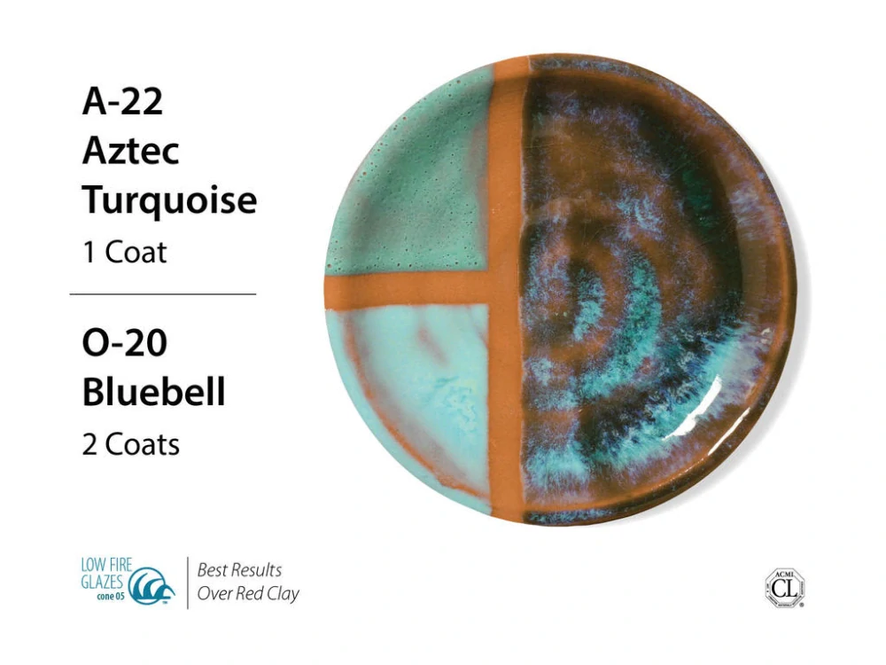 Glazura O 20 Amaco Bluebell 1040 - 1060°C